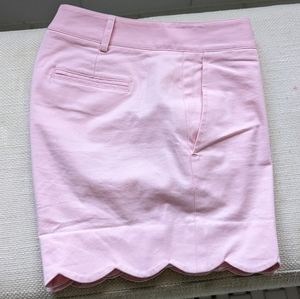 J. McLaughlin Pink Petal Scallop Shorts